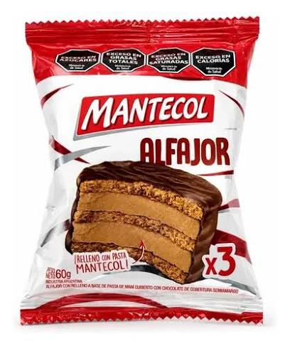 ALFAJOR MANTECOL TRIPLE 60GR